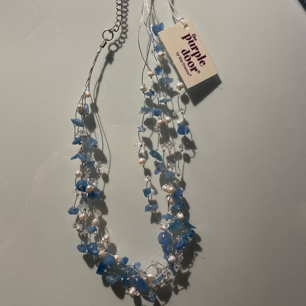 NWT Matching Earrings + Necklace Set